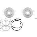HELLA PAGID BREMSENSET 330mm HINTEN passend für BMW X3 F25 X4 F26 s/xDrive