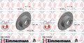 2x ZIMMERMANN SPORT Z BREMSSCHEIBEN 245mm GELOCHT HINTEN passend für AUDI 100 80