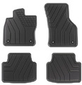 Gummifußmatten Automatten für Seat Leon 4 ab 2020- 3D Schalen Allwetter Premium