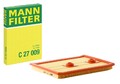 Luftfilter MANN-FILTER C 27 009 für VW Golf VII Schrägheck (5G1, BQ1, BE1, BE2)