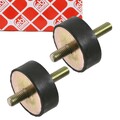 2x febi Lagerung Gummimetalllager Kühler für AUDI A6 C4 100 C4 4A0121273A