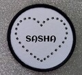 3 Zoll Sasha Hundemantel oder Geschirr Bügeleisen/Nähen Patch Abzeichen Haustier Zubehör 