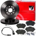 brembo SPORT BREMSSCHEIBEN + BELÄGE VORNE passend für BMW 2er Active GT F45 F46