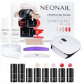 NEONAIL DE LUXE Set 5x UV Nagellack 3ml LED Lampe 36W/48 Geschenkbox STARTER SET