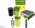 MANN-FILTER + Klima-Anlagen-Reiniger für Skoda Fabia I Combi 2.0 VW Polo Ibiza