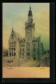 Ansichtskarte Hagen, Blick auf das Rathaus 1908 