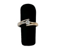 585/- 14kt Gold Ring, Diamant, ca. 0,20 ct, Gr. 47, Bicolor, guter Zustand