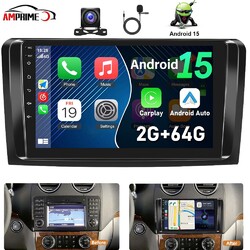 Android 15 GPS Navi Autoradio Für Mercedes Benz ML W164 GL X164 2005-2012 + Kam