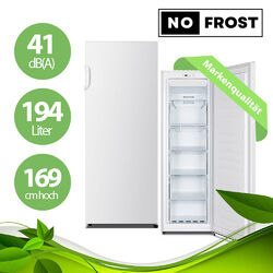 Gefrierschrank NoFrost Tiefkühlschrank 194 Liter Eisschrank freistehend Freezer✅ Fast-Freeze ✅ NoFrost ✅ Türanschlag wechselbar ✅ NEU