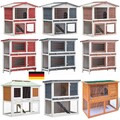 Holz Hasenstall Hamsterkäfig Kaninchenkäfig Hasenkäfig Kaninchenstall 2 Ebenen