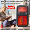 800W 220V Steckdosen Heizlüfter Mini Heizung | Elektroheizer | Heizgerät DE