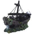 Fisch Tank Piraten Schiff Aquarium Fisch Shelter Aquarium Harz Castle Dekoration