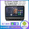4+64G Für Fiat Ducato 2007-2023 10.1''Carplay Android 13 Autoradio GPS Navi DAB+