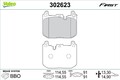 VALEO 302623 Bremsbeläge Satz Vorne für MINI Schrägheck (F56) Clubman (F54)