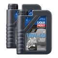 2x LIQUI MOLY 3044 Motorbike 4T Basic Street Motoröl Engine Oil 10W-40 1L