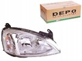 Opel Combo/Corsa Frontscheinwerfer Rechts DEPO Halogenlämpchen
