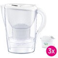 BRITA Marella, inkl. 3 MAXTRA PRO All-in-1 Wasserfilter, Weiß