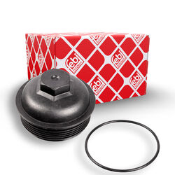 Deckel, Ölfiltergehäuse FEBI BILSTEIN 39697 febi Plus für AUDI SEAT SKODA VW