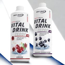 Best Body Nutrition Low Carb Vital Drink  2 x 1 L Mineraldrink Sirup  12€/Ltr