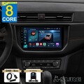 DAB+ 4+64GB Android 14 Autoradio CarPlay Navi Kam Für Seat ibiza 5 Arona 2017-21