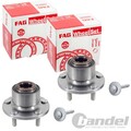 2x FAG RADLAGERSATZ VORDERACHSE passend für FORD GALAXY S-MAX FREELANDER