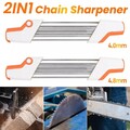 2 in1 Schärfgerät Kettensäge Kettenschärfer ø 4,0mm/4,8mm Schärfen Kit für STIHL