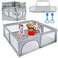 Laufstall Laufgitter Absperrgitter Krabbelgitter Baby Kind Spielstall 200x180cm