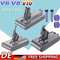 9000mAh Akku Für Dyson V6 V8 V10 Ersatzakku Animal SV10 Absolute Staubsauger