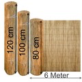 Sichtschutz 600 cm lang aus Schilfrohr Wind-schutz Schilfmatte Schilfrohrmatte