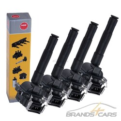 4x NGK ZÜNDSPULE ZÜNDMODUL FÜR FÜR AUDI A6 4B C5 BJ 97-05 1.8 T QUATTROErstausrüster-Qualität | Schneller Versand ab Lager