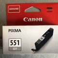 1 x Original Canon Druckerpatrone 7 ml grau Tinte CLI-551 GY #0419