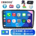 Android15 DAB+ 4+64G Autoradio CahtGPT Carplay KAM Für VW GOLF 5 6 Tiguan Touran