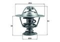 Mahle Original (TX 203 88D) Thermostat, Kühlmittel für HYUNDAI KIA