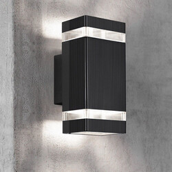 LED Wandlampe Cube Würfel Wand Leuchte IP65 Außenleuchte Terrasse Garten GU10
