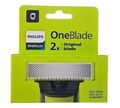 ORIGINAL PHILIPS OneBlade Ersatzklingen für alle Trimmer QP220/50 2er Pack