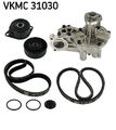 SKF VKMC 31030 Wasserpumpe + Keilrippenriemensatz for SEAT VW