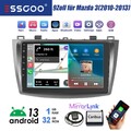 9 Zoll Android 13 Für Mazda 3  2010-2013 Autoradio GPS Navi FM Bluetooth Carplay