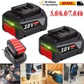 2X 7,0Ah Akku Für Bosch 18V Professional GBA GSR GSB BAT618 BAT609 BAT607 BAT620