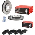 2x Brembo Bremscheibe Ø280mm + Beläge vorne passend für NISSAN JUKE PULSAR 