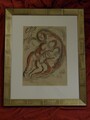 Marc Chagall "Hagar in der Wüste" Verve 1960, Original-Lithographie