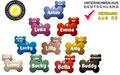 Hundemarke mit Gravur - Personalisiert mit Name & Telefon - Dog Tag 40x26mm