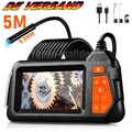 5M Endoskop mit 4.3'' LCD 1080P HD Inspektionkamera 5.5mm Rohrkamera Endoscope