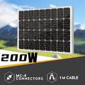 200W 12 Volt Solarmodul Monokristallin Solarpanel Photovoltaik Solarzelle 12V