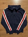 Ralph Lauren Blau/Navy Kragen Pullover Herren Größe S Sehr Gut