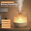 Luftbefeuchter, USB, Duft Diffuser für ätherische Öle, Aroma Diffusor, LED