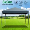 Pavillon Faltpavillon Gartenzelt 2x2m/3x3m Pop Up Partyzelt UV-Schutz 50+ DE