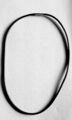 Halskette Kautschuk Halsband Schwarz 40cm bis 50cm, Stärke  2mm bis 4mm