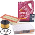 INSPEKTIONSPAKET SET A + MOTORÖL FÜR RENAULT CLIO 4 DACIA DUSTER 0.9 / 1.0 / 1.2