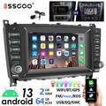 64G Android 13 Für Mercedes Benz C-Klasse W203 CLC Autoradio GPS NAVI BT Carplay