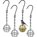 Meisenknödelhalter, Vogel-Futterstation, Vogelfutterspender, Metall, Außen